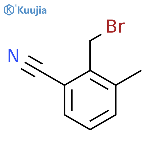 2-(Bromomethyl)-3-methylbenzonitrile structure