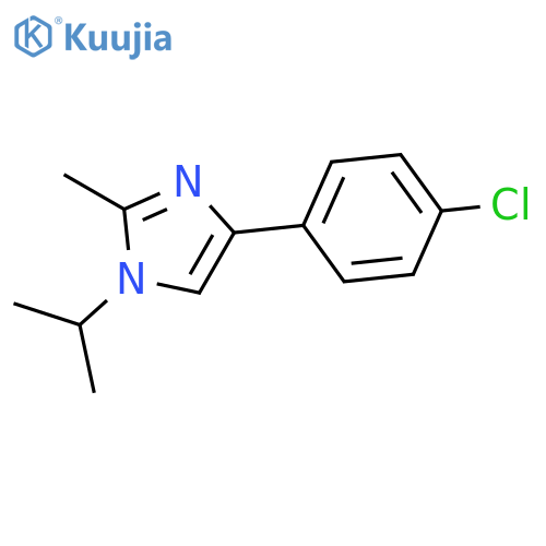 1H-Imidazole, 4-(4-chlorophenyl)-2-methyl-1-(1-methylethyl)- structure