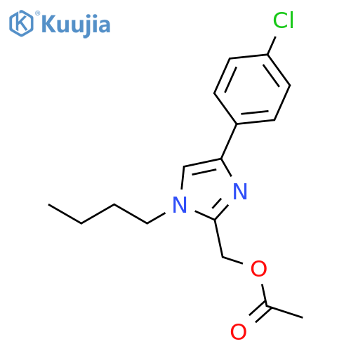 1H-Imidazole-2-methanol, 1-butyl-4-(4-chlorophenyl)-, 2-acetate structure