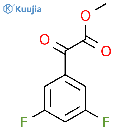 Methyl 2-(3,5-difluorophenyl)-2-oxoacetate structure