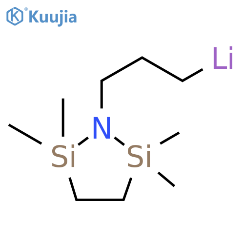 Lithium, [3-(2,2,5,5-tetramethyl-1-aza-2,5-disilacyclopent-1-yl)propyl]- structure