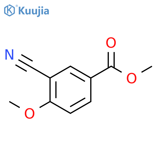 Methyl 3-cyano-4-methoxybenzoate structure