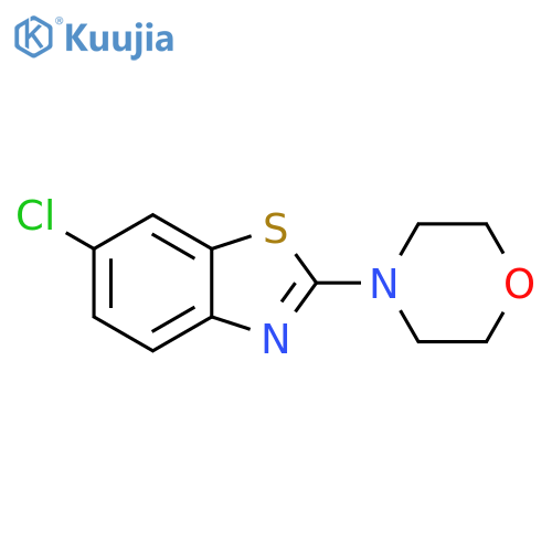 6-chloro-2-(morpholin-4-yl)-1,3-benzothiazole structure