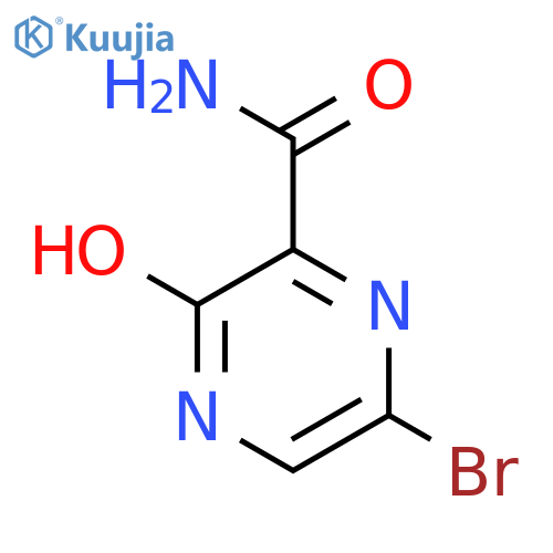6-bromo-3-oxo-3,4-dihydropyrazine-2-carboxamide structure