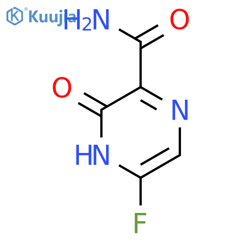 5-Fluoro-3,4-dihydro-3-oxo-pyrazinecarboxamide structure