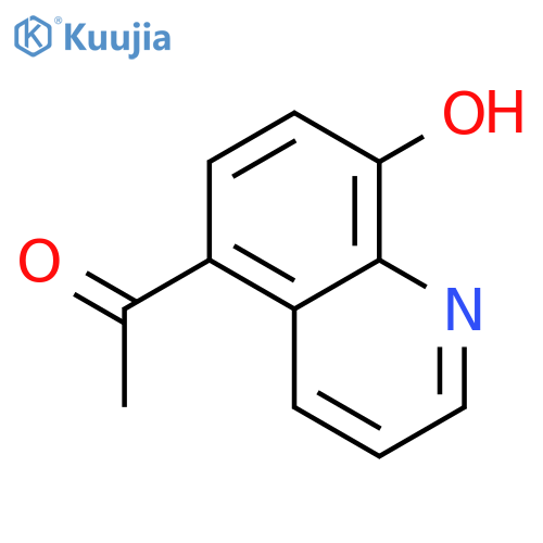 1-(8-hydroxyquinolin-5-yl)ethan-1-one structure