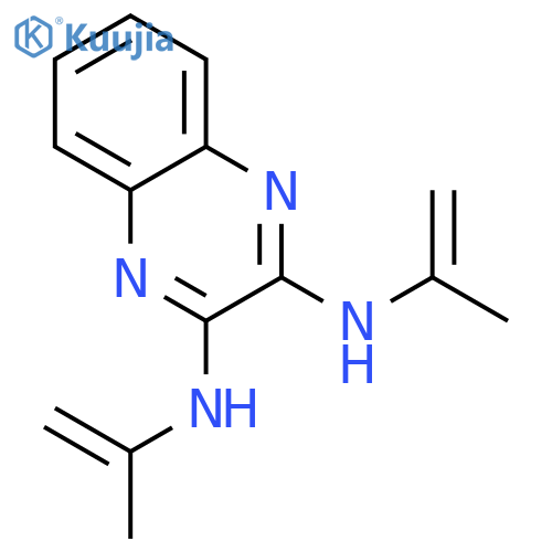 2,3-Quinoxalinediamine,N2,N3-di-2-propen-1-yl- structure