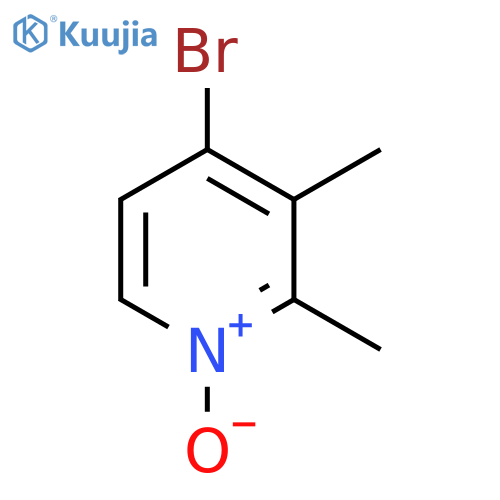 4-Bromo-2,3-dimethylpyridine 1-oxide structure