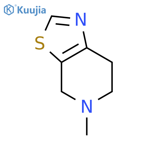 5-Methyl-4,5,6,7-tetrahydrothiazolo5,4-cpyridine structure