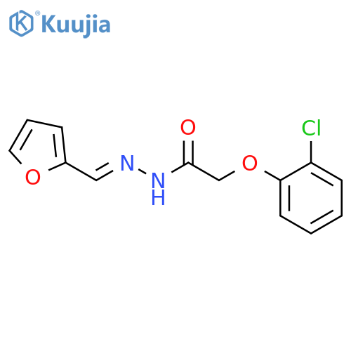 2-(2-CHLOROPHENOXY)-N'-(2-FURYLMETHYLENE)ACETOHYDRAZIDE structure