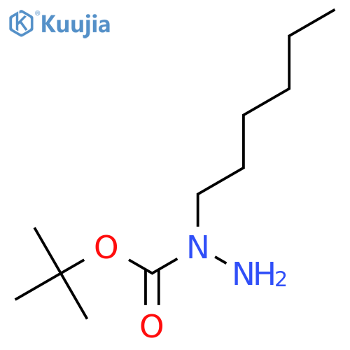 tert-Butyl 1-hexylhydrazine-1-carboxylate structure
