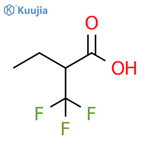 2-(trifluoromethyl)butanoic acid structure