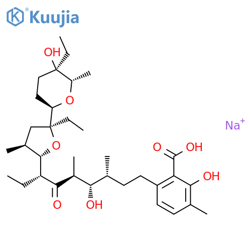 Lasalocid sodium structure