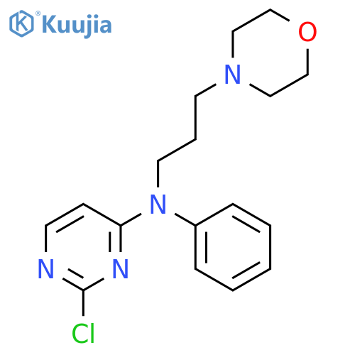 4-Morpholinepropanamine, N-(2-chloro-4-pyrimidinyl)-N-phenyl- structure