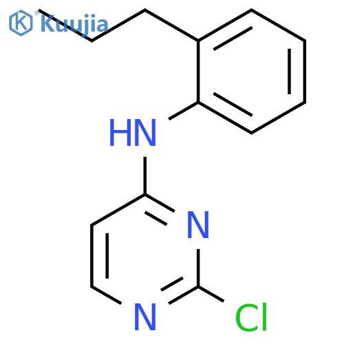 4-PYRIMIDINAMINE, 2-CHLORO-N-(2-PROPYLPHENYL)- structure