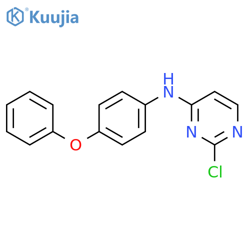 4-PYRIMIDINAMINE, 2-CHLORO-N-(4-PHENOXYPHENYL)- structure