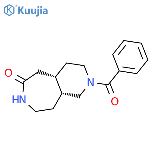 6H-Pyrido[3,4-d]azepin-6-one, 2-benzoyldecahydro-, cis- structure