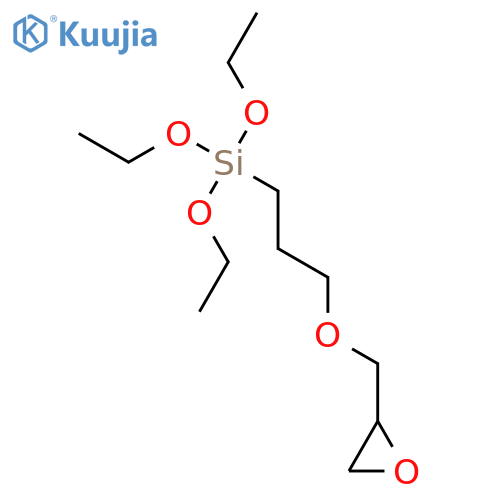 (3-Glycidoxypropyl)triethoxysilane structure