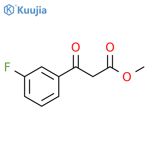 methyl 3-(3-fluorophenyl)-3-oxopropanoate structure