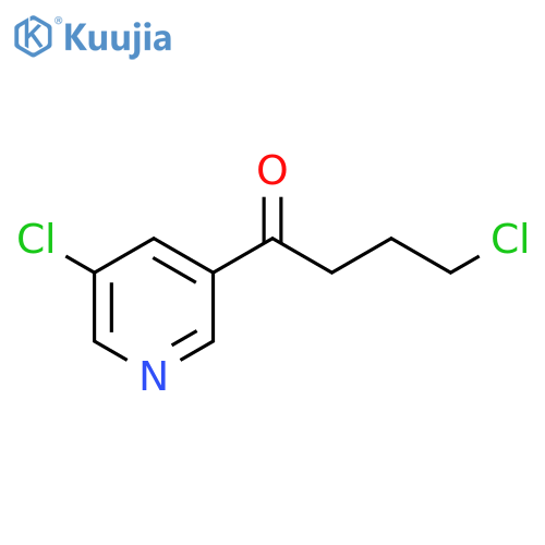 4-Chloro-1-(5-chloro-pyridin-3-yl)-butan-1-one structure