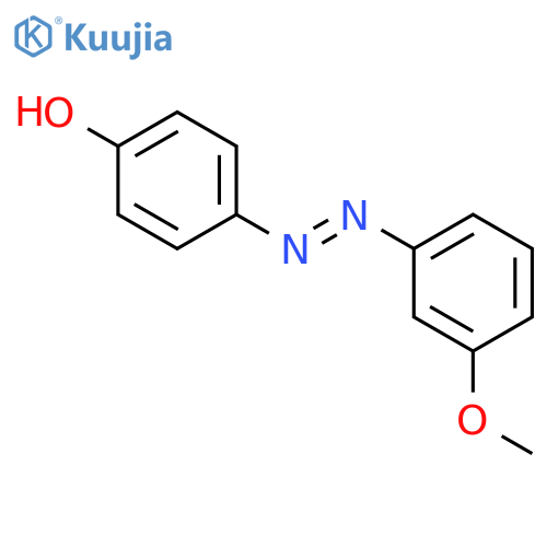 Phenol, 4-[(3-methoxyphenyl)azo]- structure