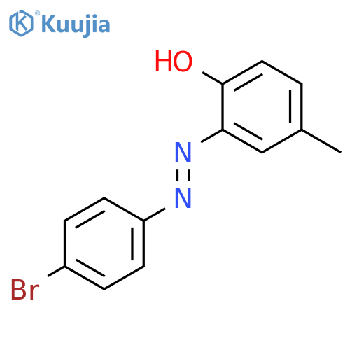 Phenol, 2-[(4-bromophenyl)azo]-4-methyl- structure