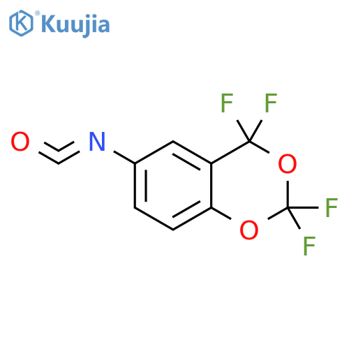 6-isocyanato-2,2,4,4-tetrafluoro-1,3-benzodioxane structure
