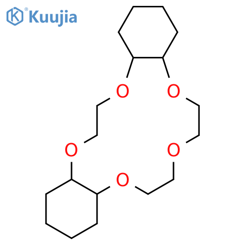 Dibenzo[b,h][1,4,7,10,13]pentaoxacyclopentadecin, octadecahydro- structure