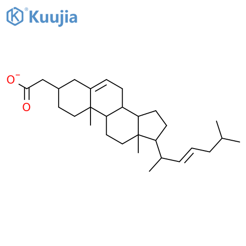 22-cis-Cholesta-5,22-dien-3beta-acetat structure