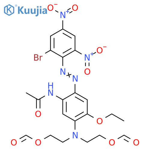 Acetamide,N-[5-[bis[2-(formyloxy)ethyl]amino]-2-[(2-bromo-4,6-dinitrophenyl)azo]-4-ethoxyphenyl]- structure