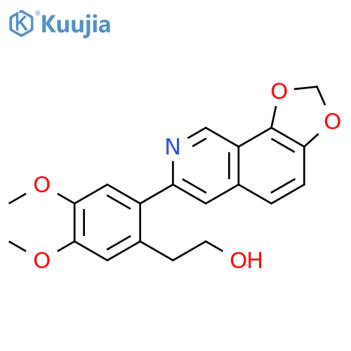 2-(1,3-Dioxolo[4,5-h]isoquinolin-7-yl)-4,5-dimethoxybenzeneethanol structure