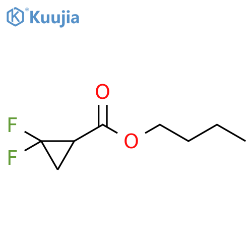 butyl 2,2-difluorocyclopropane-1-carboxylate structure