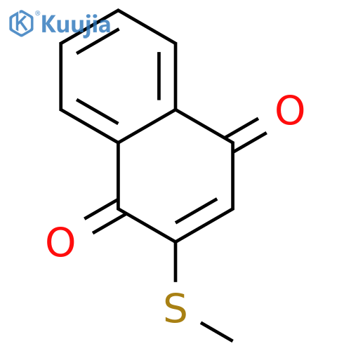 1,4-Naphthalenedione,2-(methylthio)- structure
