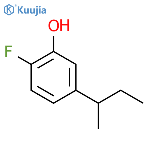 Phenol,  5-sec-butyl-2-fluoro-  (8CI) structure