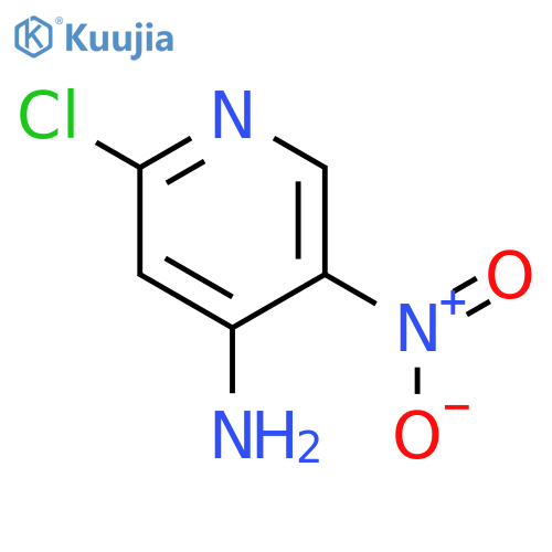2-chloro-5-nitro-pyridin-4-amine structure