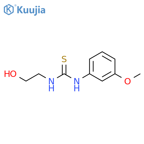 Thiourea, N-(2-hydroxyethyl)-N'-(3-methoxyphenyl)- structure