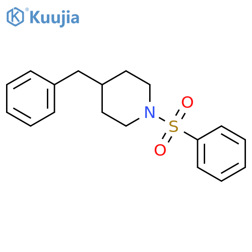 4-benzyl-1-(phenylsulfonyl)piperidine structure