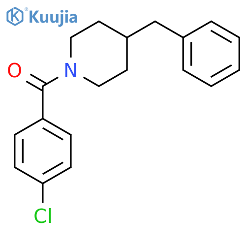 (4-benzylpiperidin-1-yl)(4-chlorophenyl)methanone structure