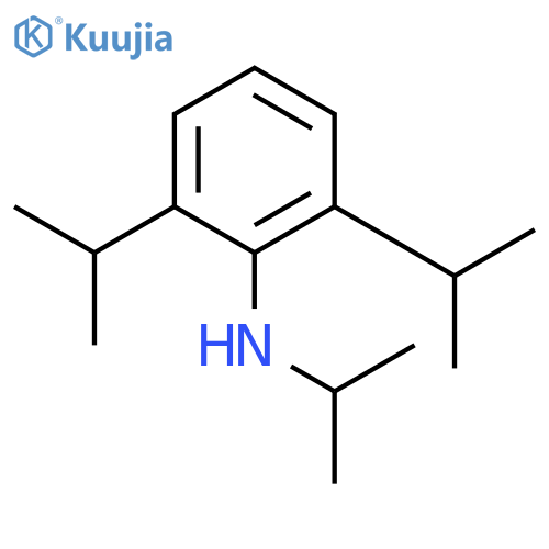 Benzenamine, N,2,6-tris(1-methylethyl)- structure