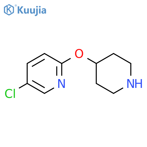 5-Chloro-2-(piperidin-4-yloxy)pyridine structure