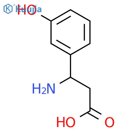 3-Amino-3-(3-hydroxyphenyl)propanoic acid structure