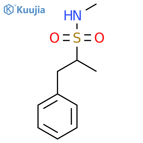 N,alpha-Dimethylbenzeneethanesulfonamide structure