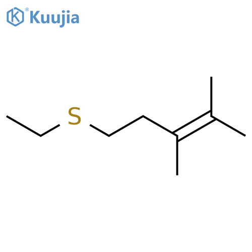 2-Pentene, 5-(ethylthio)-2,3-dimethyl- structure