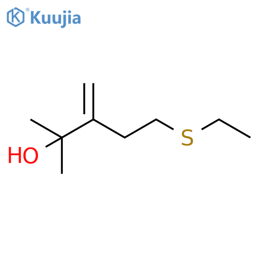 2-Pentanol, 5-(ethylthio)-2-methyl-3-methylene- structure
