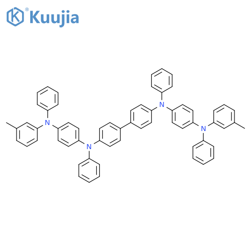 N,N′-Diphenyl-N,N′-bis-[4-(phenyl-m-tolylamino)phenyl]biphenyl-4,4′-diamine structure