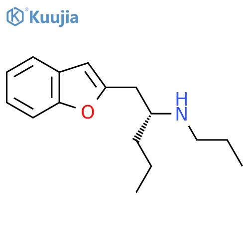 (R)-1-(Benzofuran-2-yl)-N-propylpentan-2-amine structure