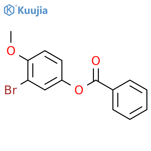 4-benzoyloxy-2-bromo-1-methoxy-benzene structure