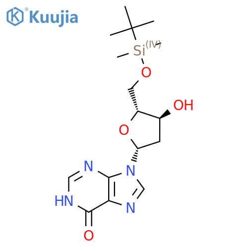 5'-O-Tert-butyldimethylsilyl-2'-deoxyinosine structure