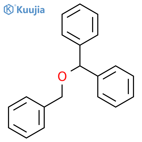 Benzene, 1,1'-[(phenylmethoxy)methylene]bis- structure