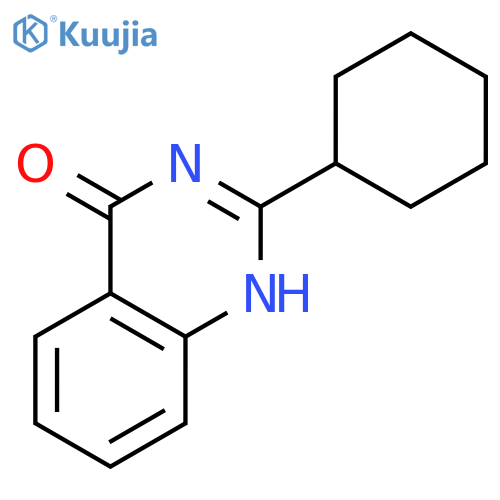 4(1H)-Quinazolinone, 2-cyclohexyl- structure